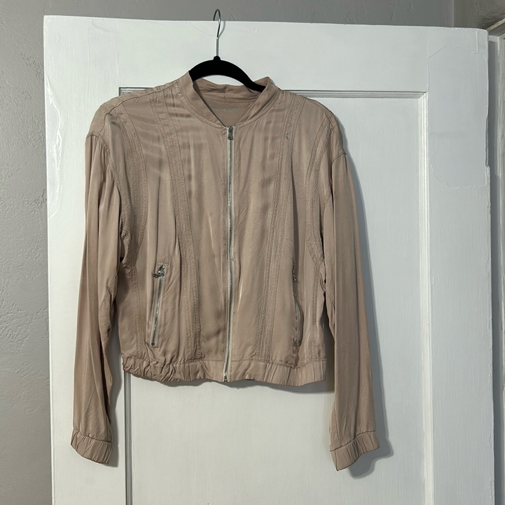 Blank NYC Satin Bomber